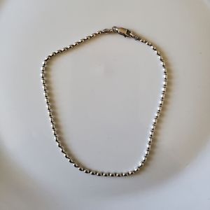 Sterling silver anklet